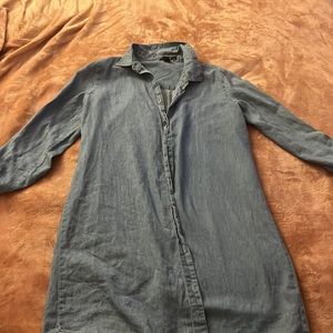 Jean button up shirt/dress